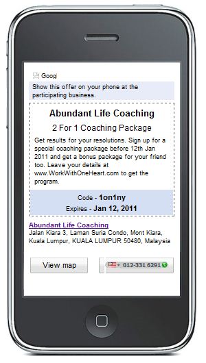 Coupon for New Year Coaching Program
